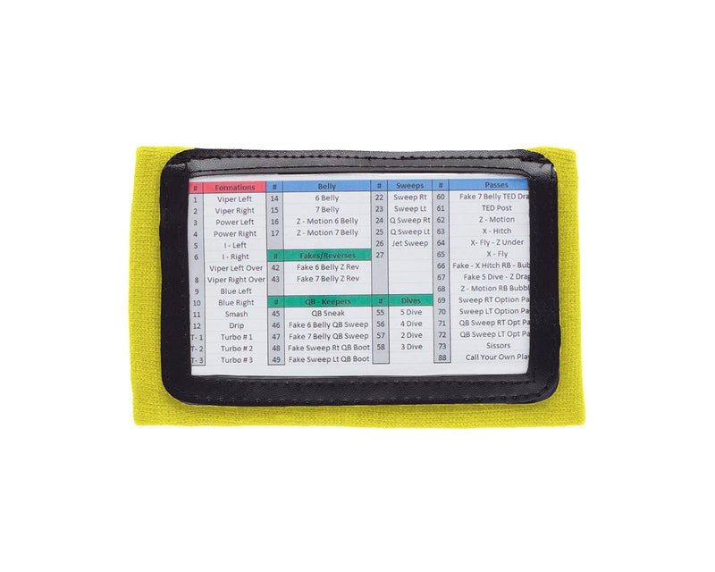 WristCoaches Football Play Wristbands - Youth Quarterback Gear - Wristband Playbook - Softball Wristbands for Signs - Image 3